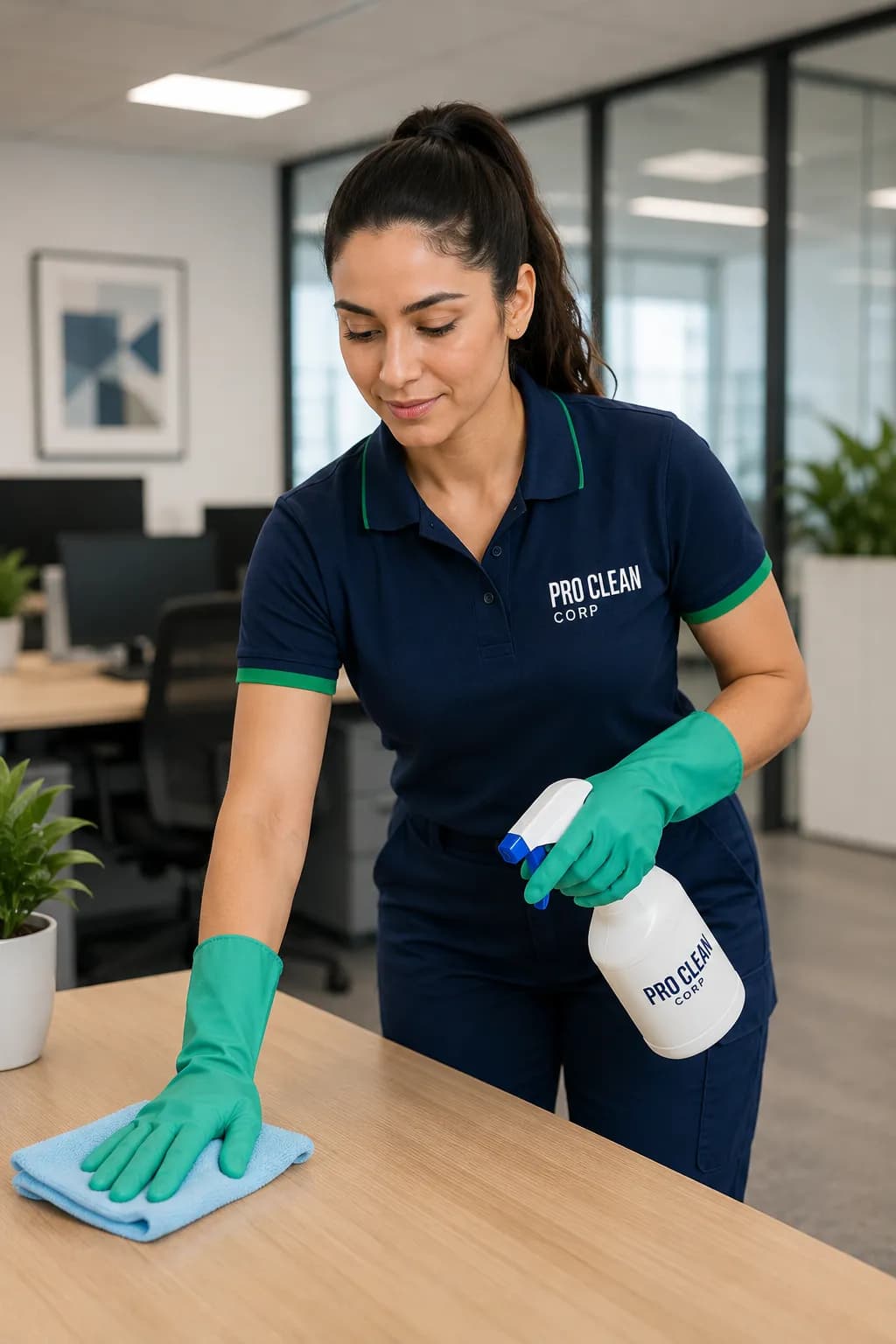 Professional commercial cleaning team Lidcombe
